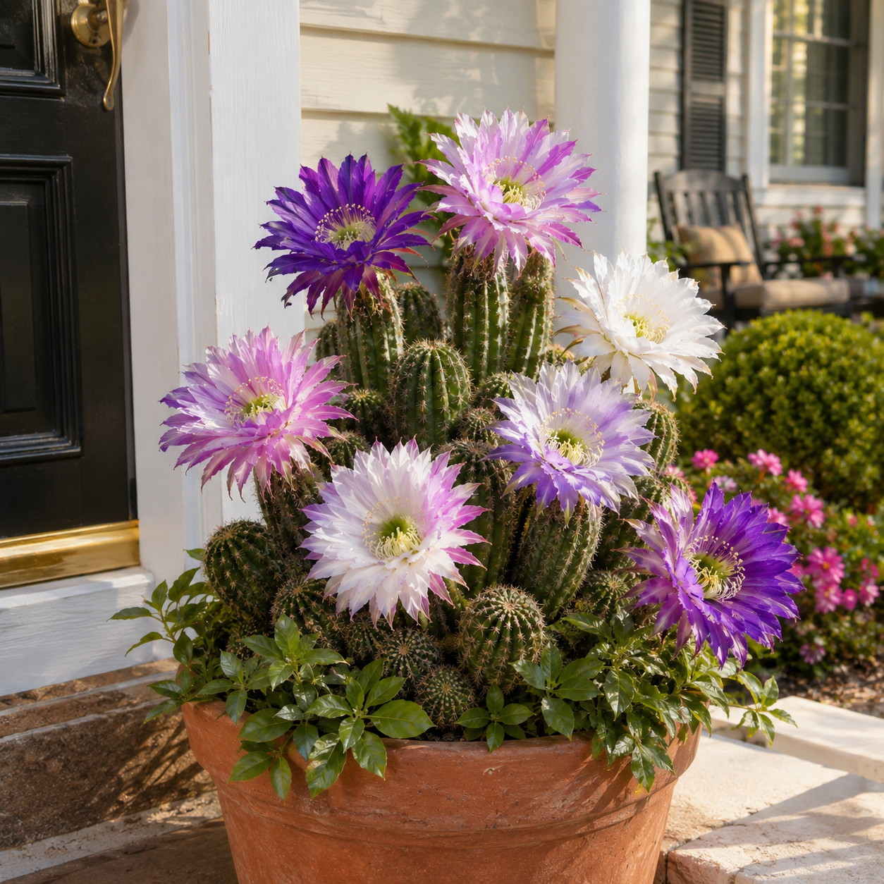 🌵👑 Giant Double Crown Cactus  bulbs — Tall & Extra-Full Blooms