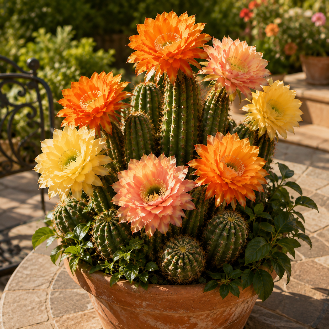 🌵👑 Giant Double Crown Cactus  bulbs — Tall & Extra-Full Blooms