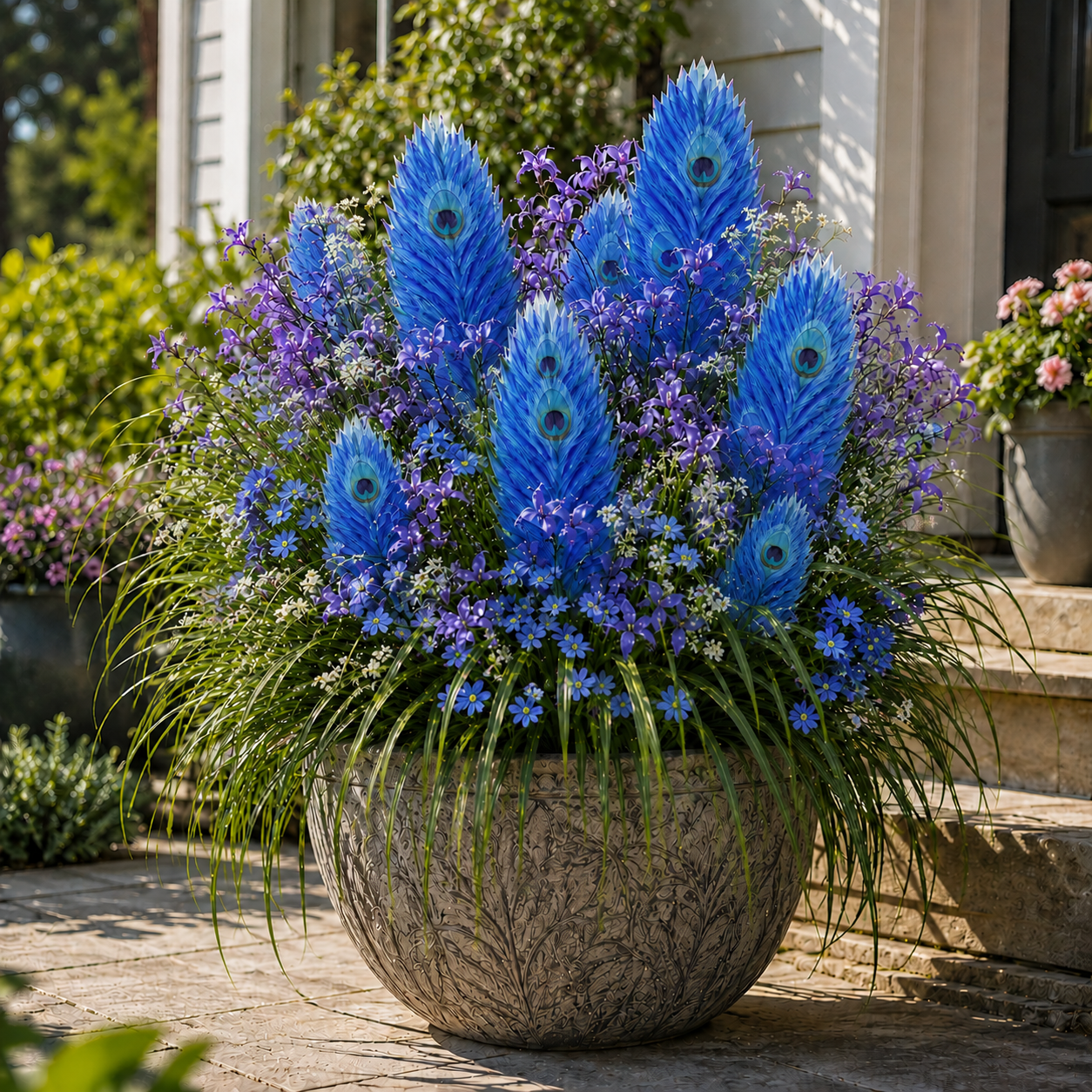 🦚 Rare Peacock Plume Flower Bulbs — Exotic Feather-Like Blooms in Stunning Colors