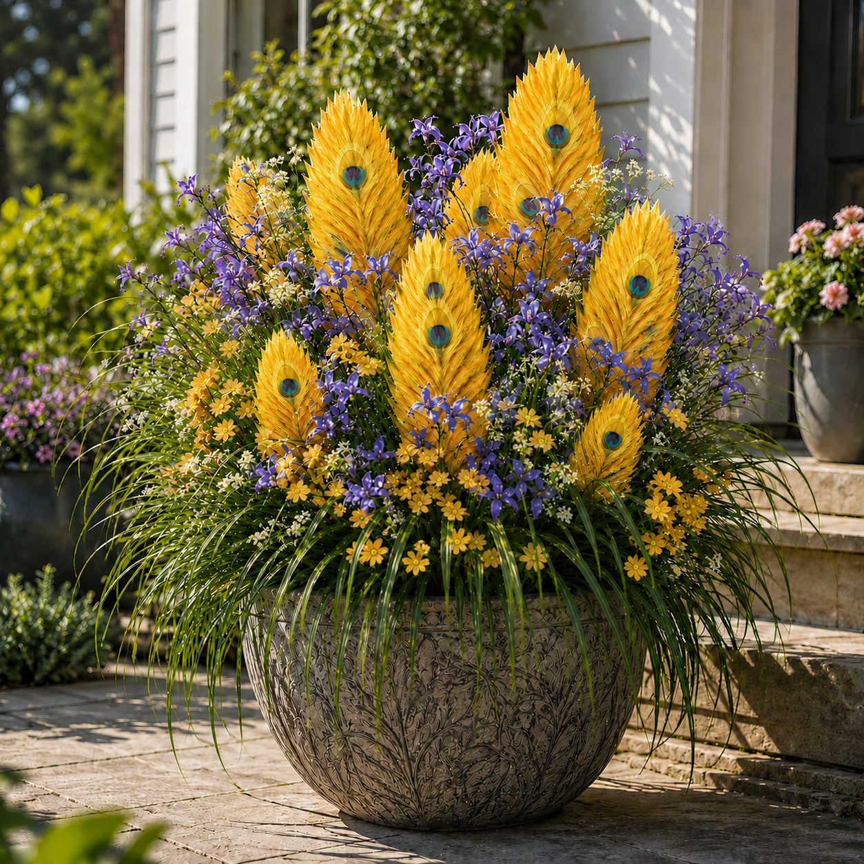 🦚 Rare Peacock Plume Flower Bulbs — Exotic Feather-Like Blooms in Stunning Colors