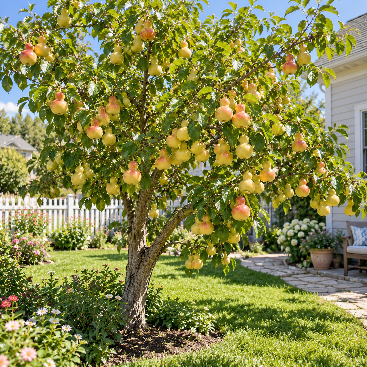 🌿 Rare Gourd Jujube Tree Sapling – Sweet & Crisp Gourd-Shaped Fruit