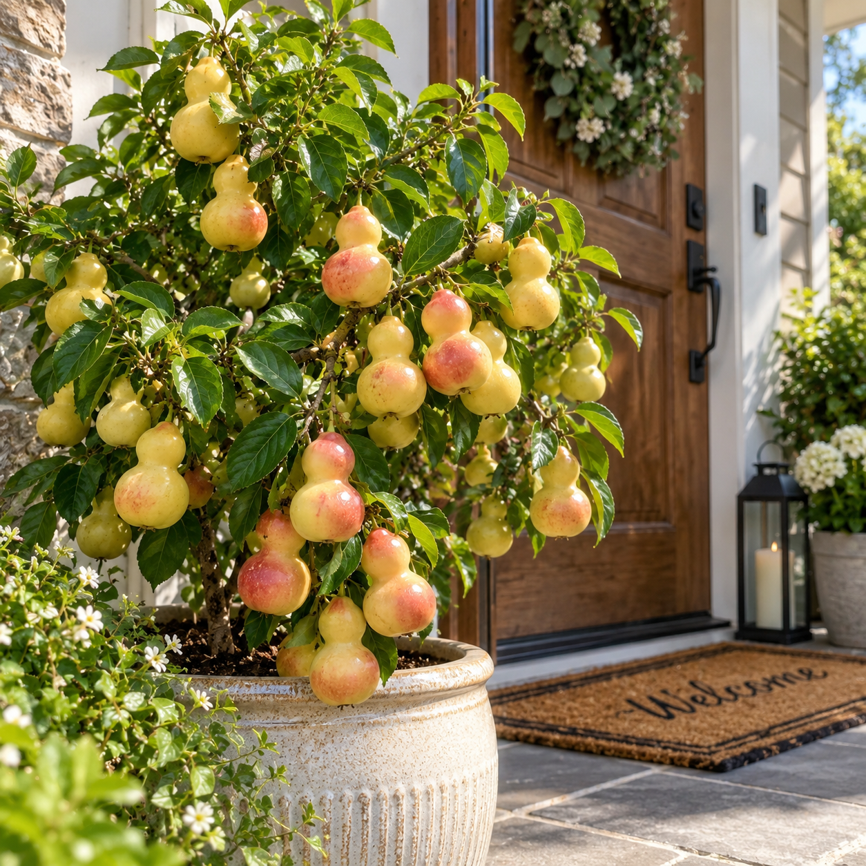 🌿 Rare Gourd Jujube Tree Sapling – Sweet & Crisp Gourd-Shaped Fruit