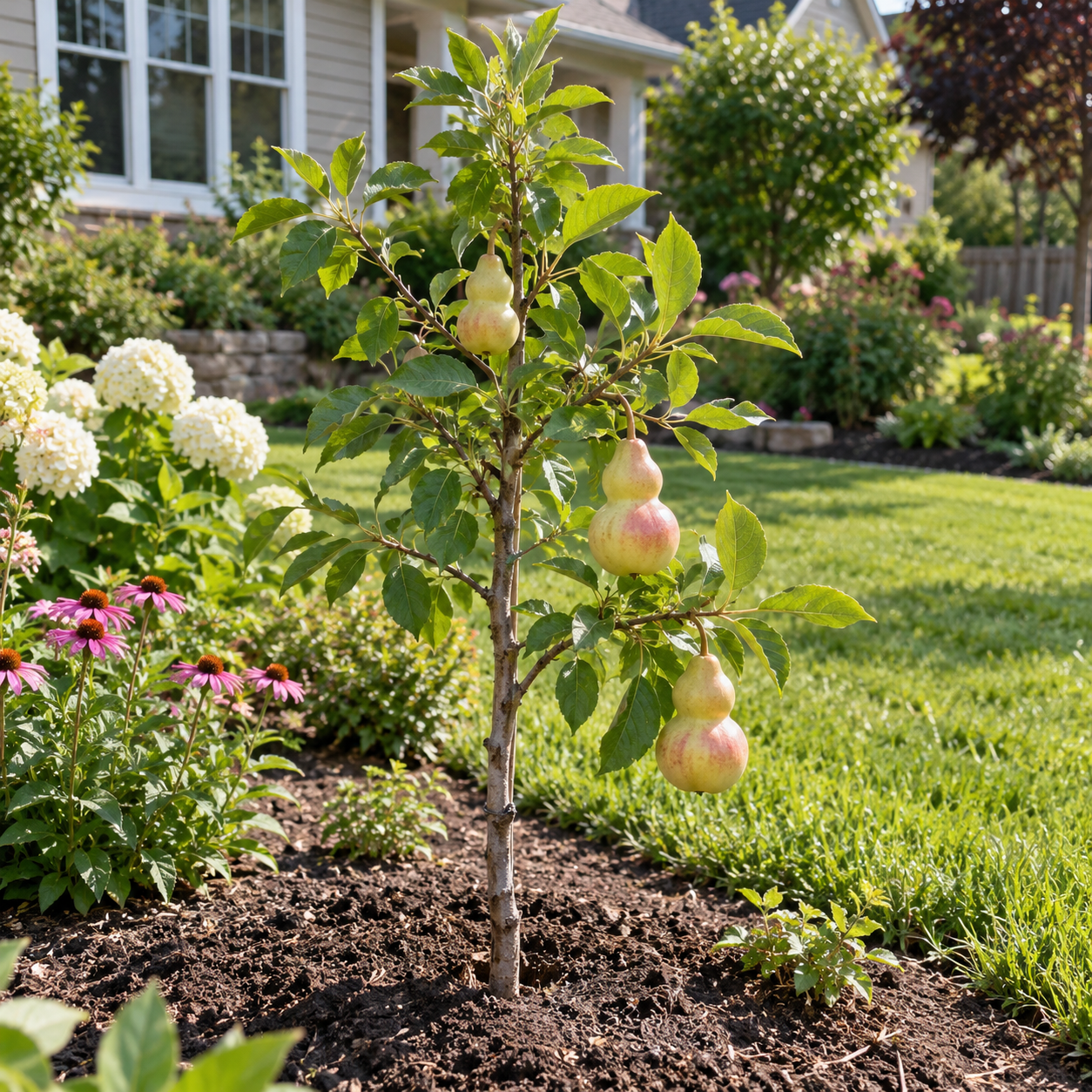 🌿 Rare Gourd Jujube Tree Sapling – Sweet & Crisp Gourd-Shaped Fruit