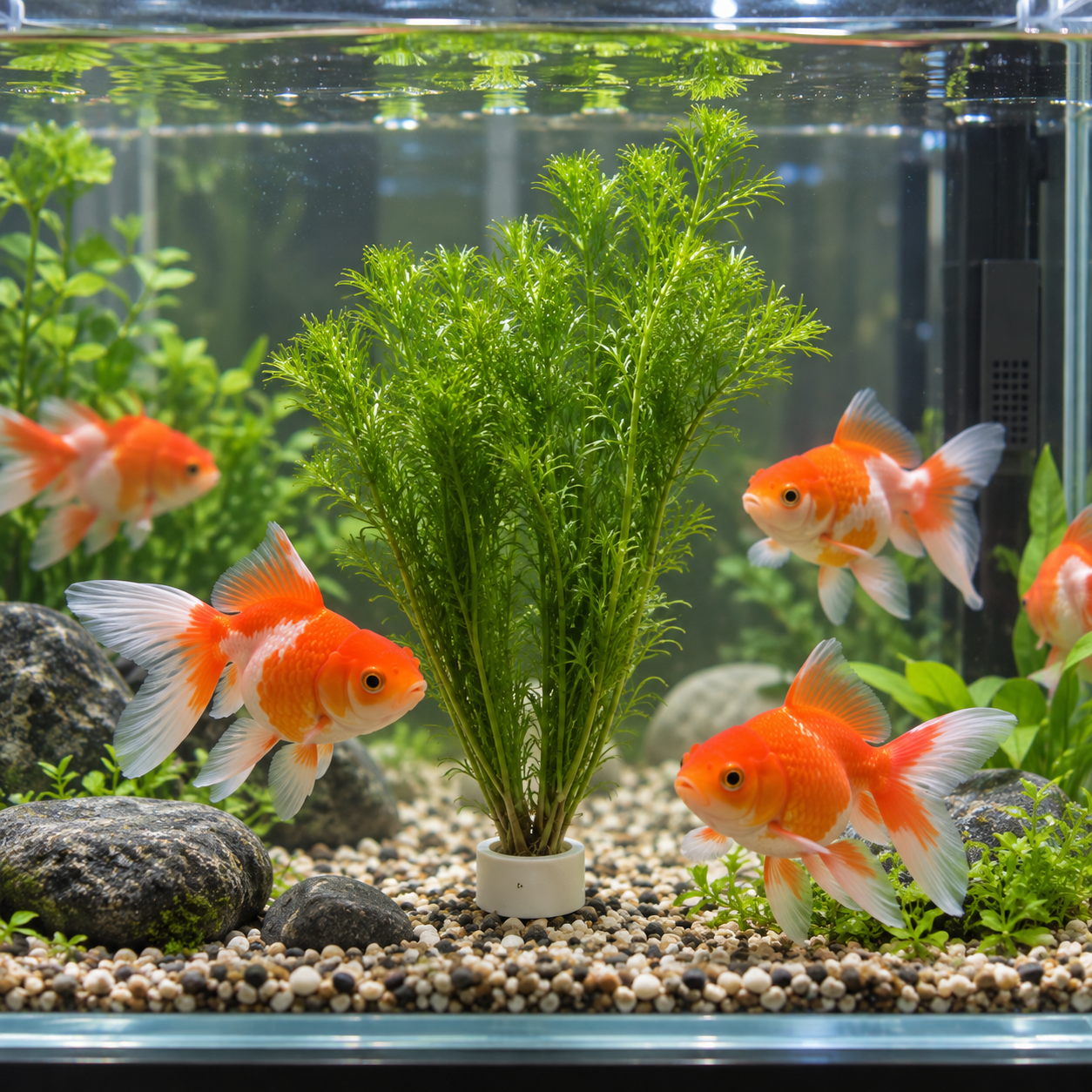 🌿 Emerald Feather Aquatic Grass – Easy-Grow Live Aquarium Plant 🐟