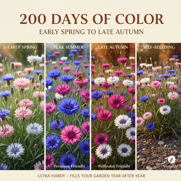 🔥🔥Last day clearance💐Cornflower - Soft Beauty, Timeless Bloom