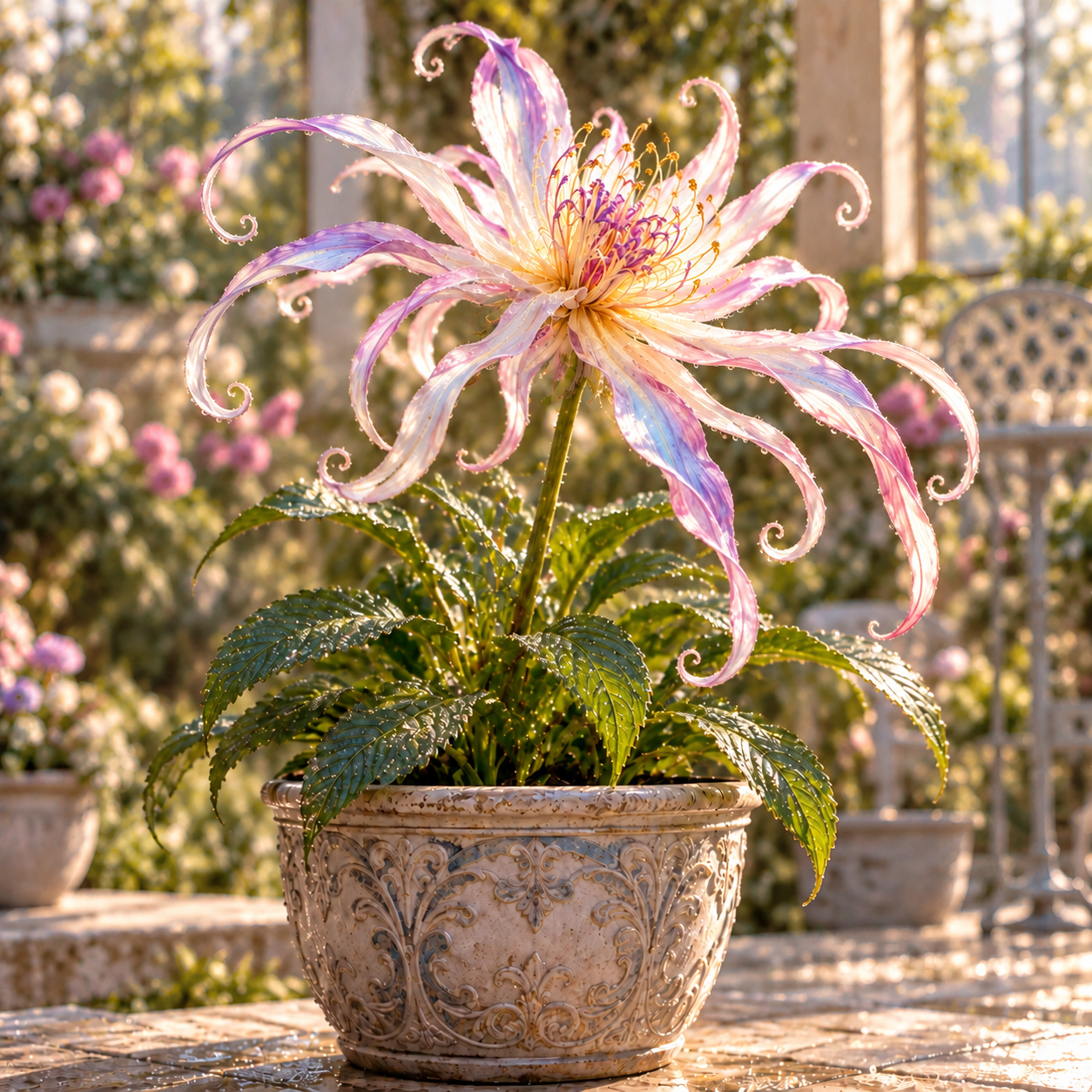 🌸 Celestial Ribbon Lily Bulbs – Giant Curled Blooms in Dreamy Colors ✨