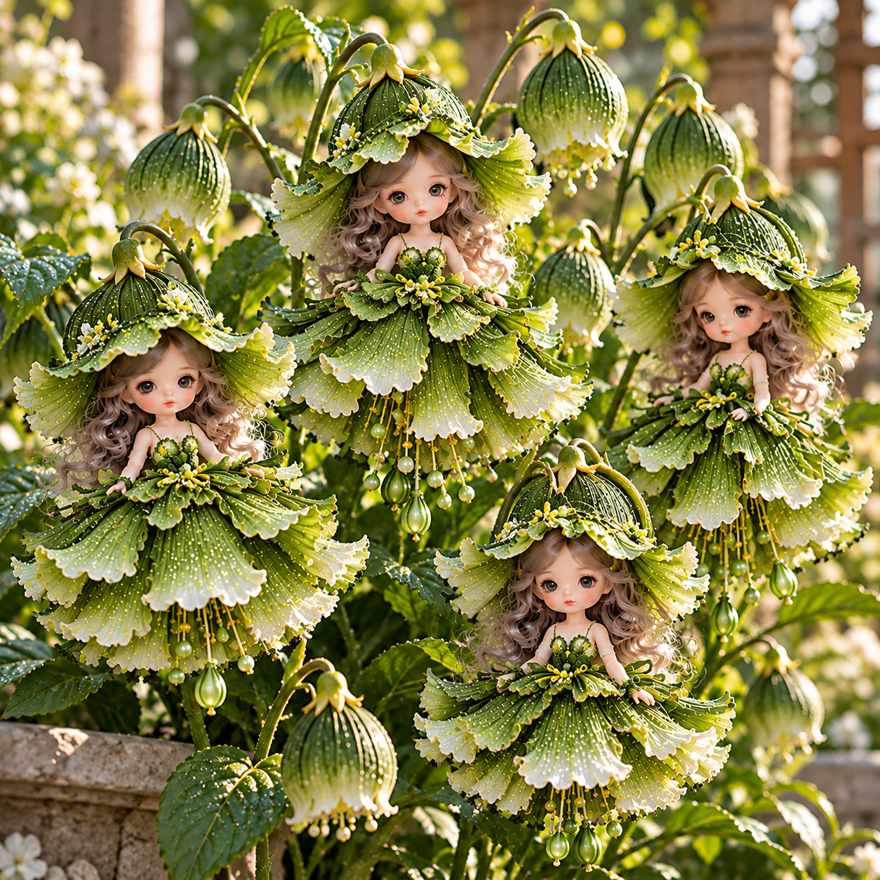 🌸 Fairy Doll Flower Bulbs – Grow Enchanting Doll-Shaped Blooms in Stunning Colors! 🧚‍♀️
