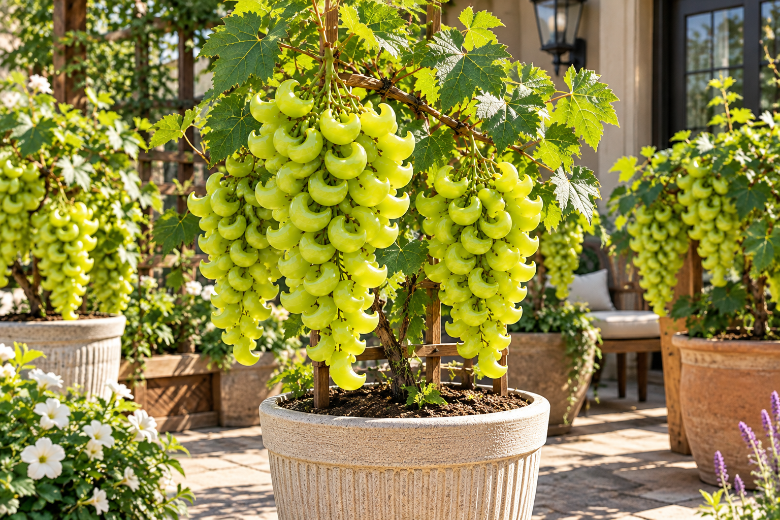 🍇 Rare Crescent Moon Grapes – Grow Stunning Moon-Shaped Grapes at Home!