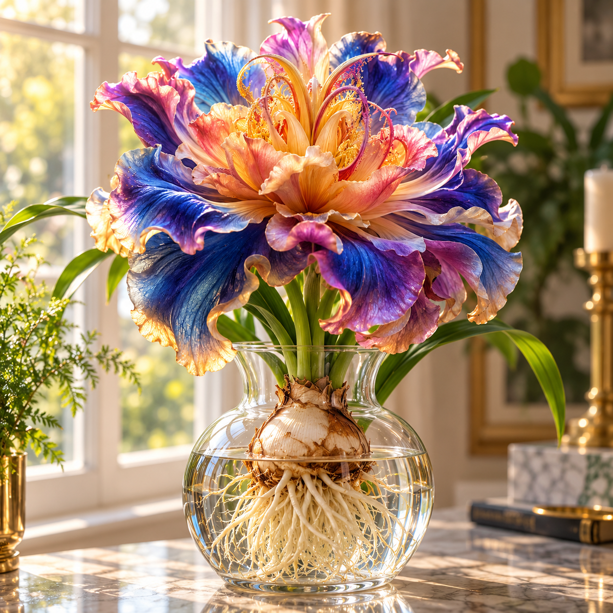 Giant Ram's Horn Lily Bulbs– Giant Double Ruffled Blooms | For Water & Soil Growing