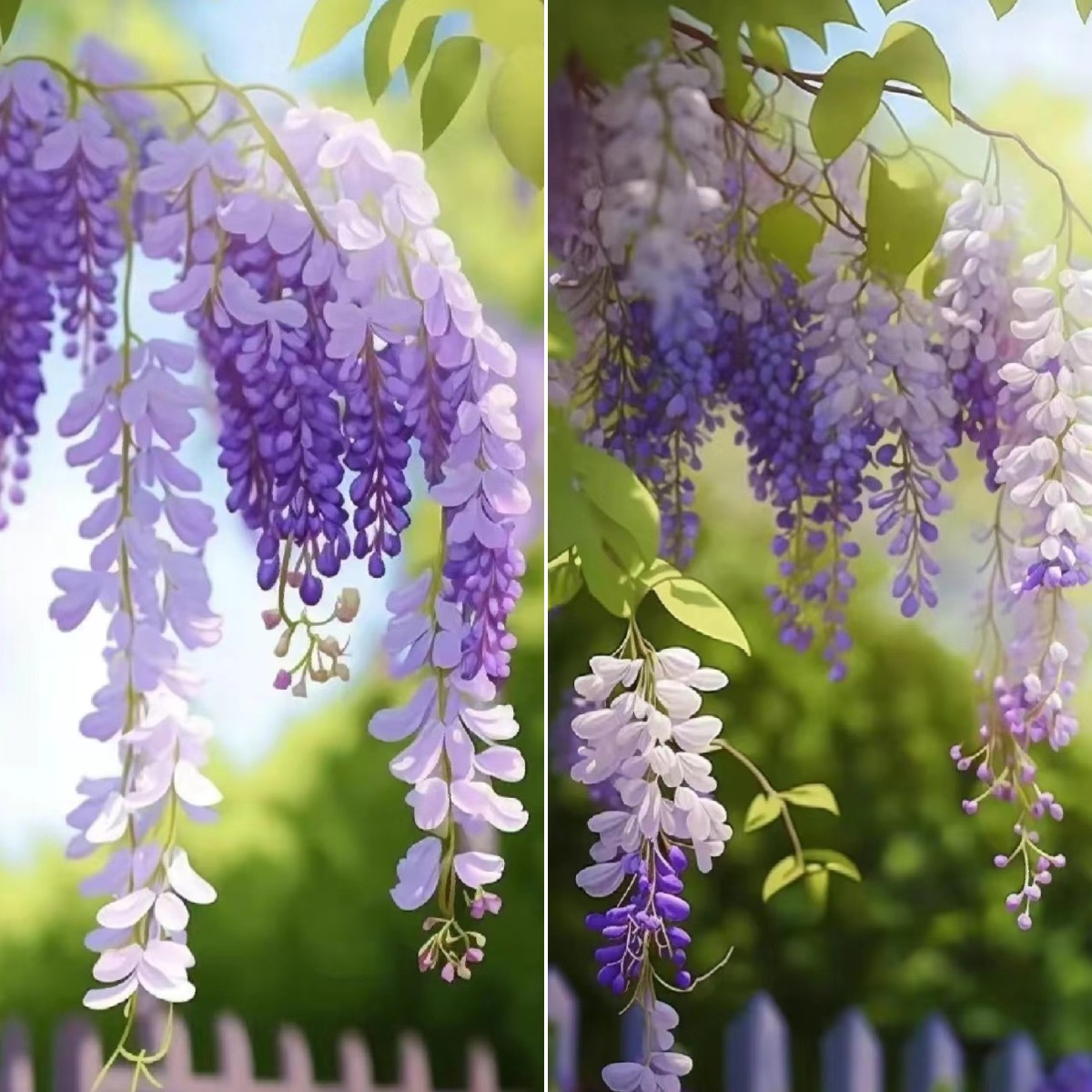 Wisteria Sinensis - Waterfall Flower