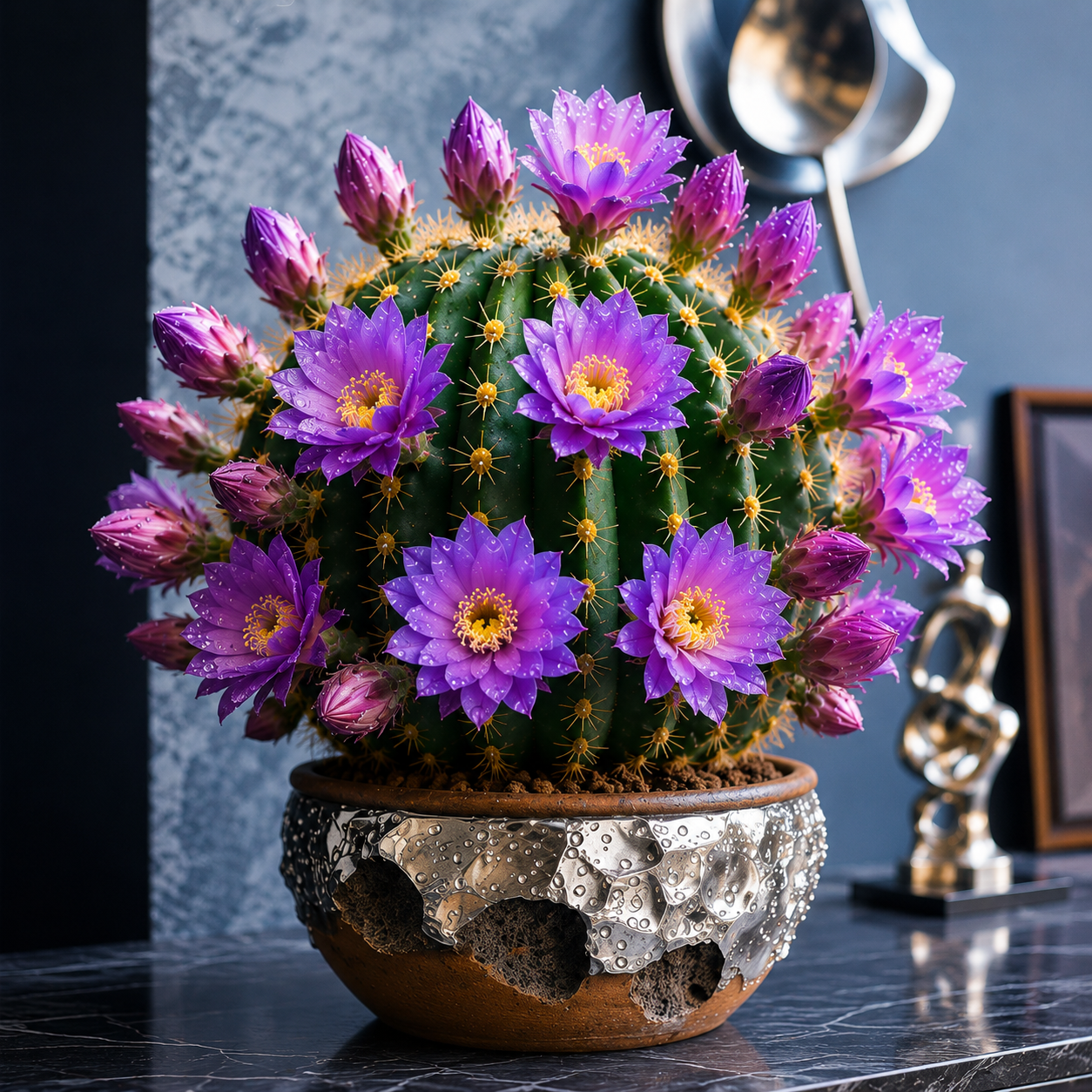 🌸 Rare Echinopsis Cactus – A Tiny Cactus with Giant, Stunning Blooms