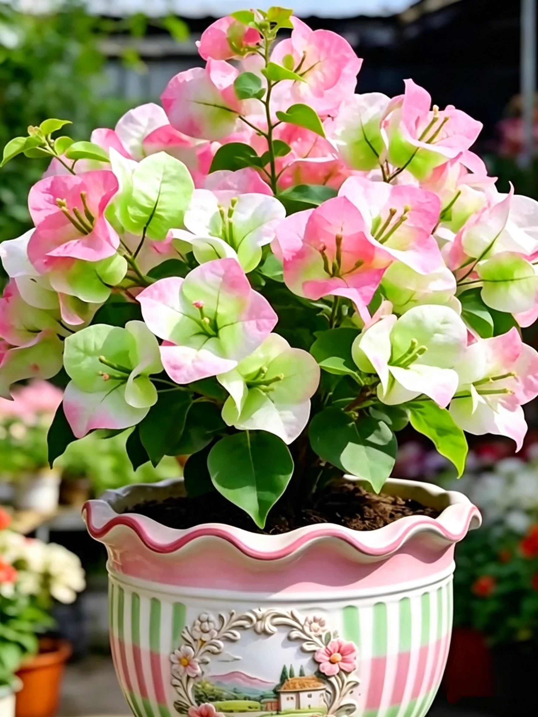 Colorful Bougainvillea Live Plants 🌺 Explosive Color Blooms That Transform Any Wall Into a Tropical Paradise