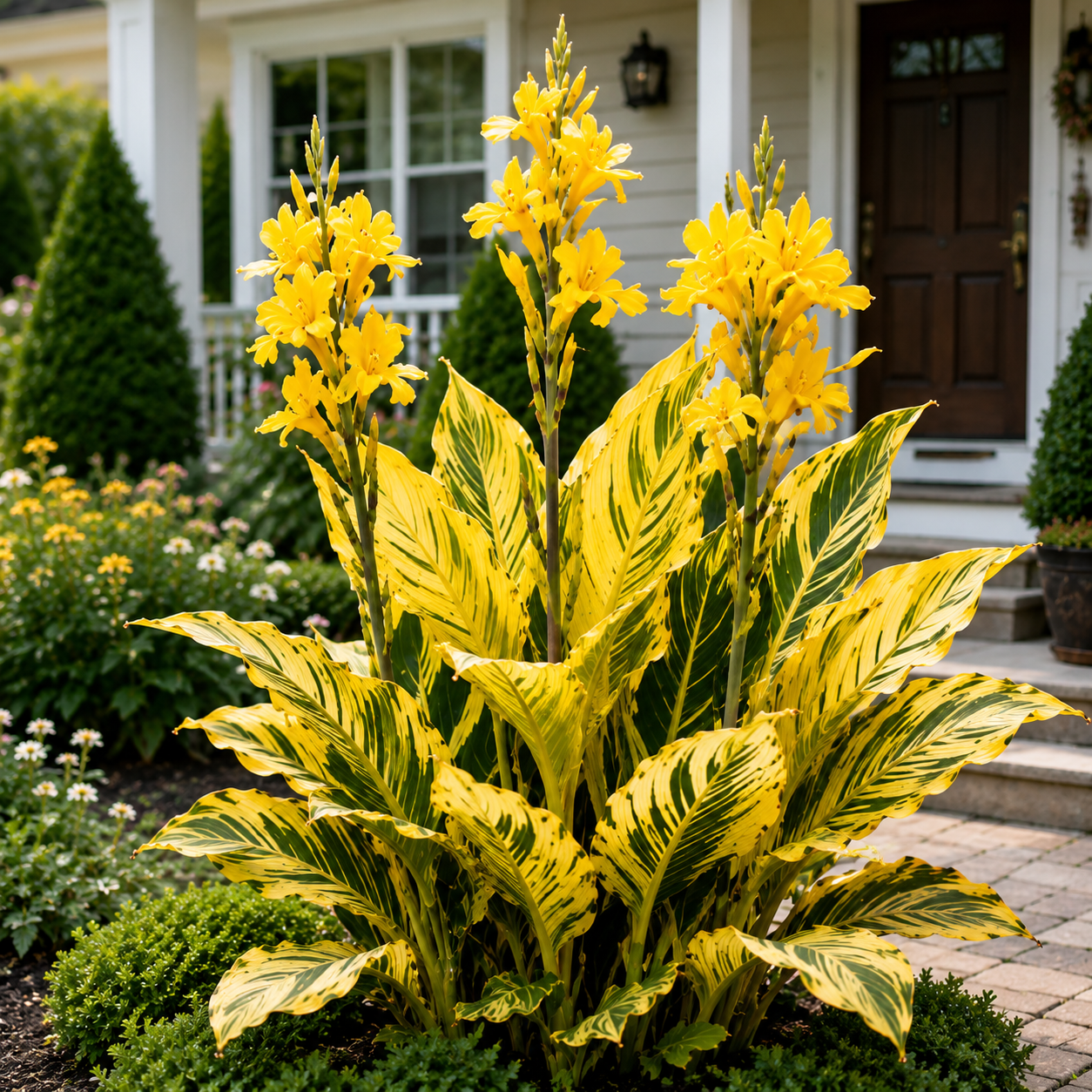 Rare Variegated Canna Lily