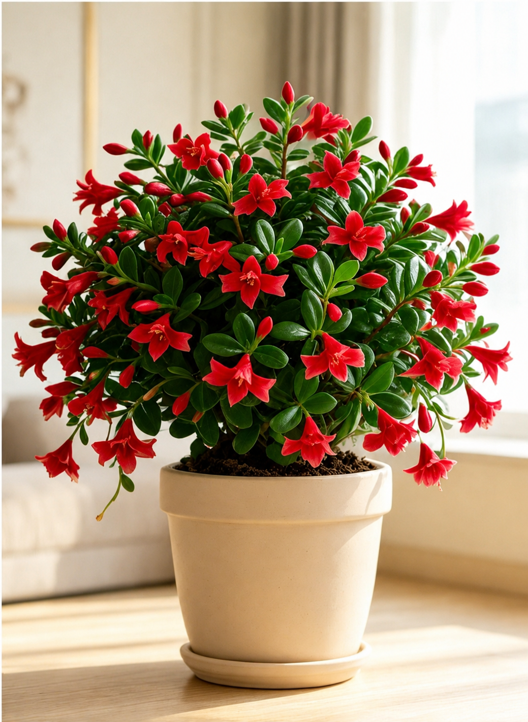 🌿 Goldfish Plant – A Living Waterfall of Golden Blooms & Evergreen Beauty 🐠✨