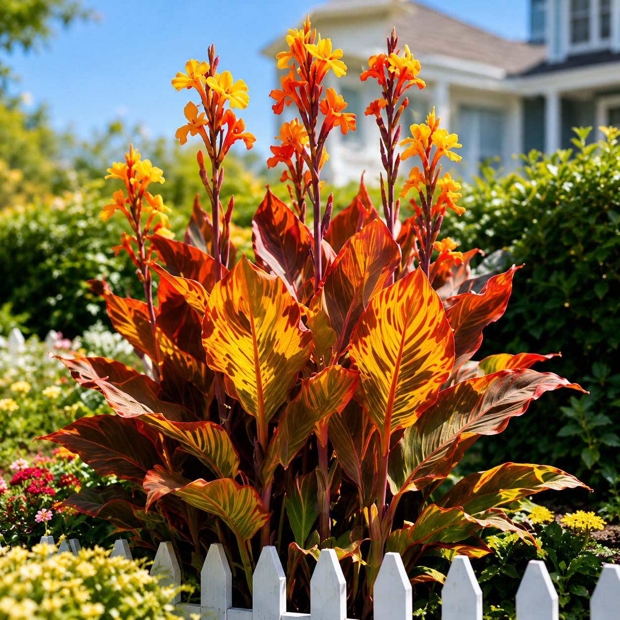 Rare Variegated Canna Lily
