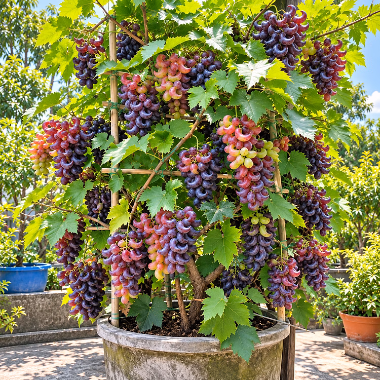 🍇 Rare Crescent Moon Grapes – Grow Stunning Moon-Shaped Grapes at Home!