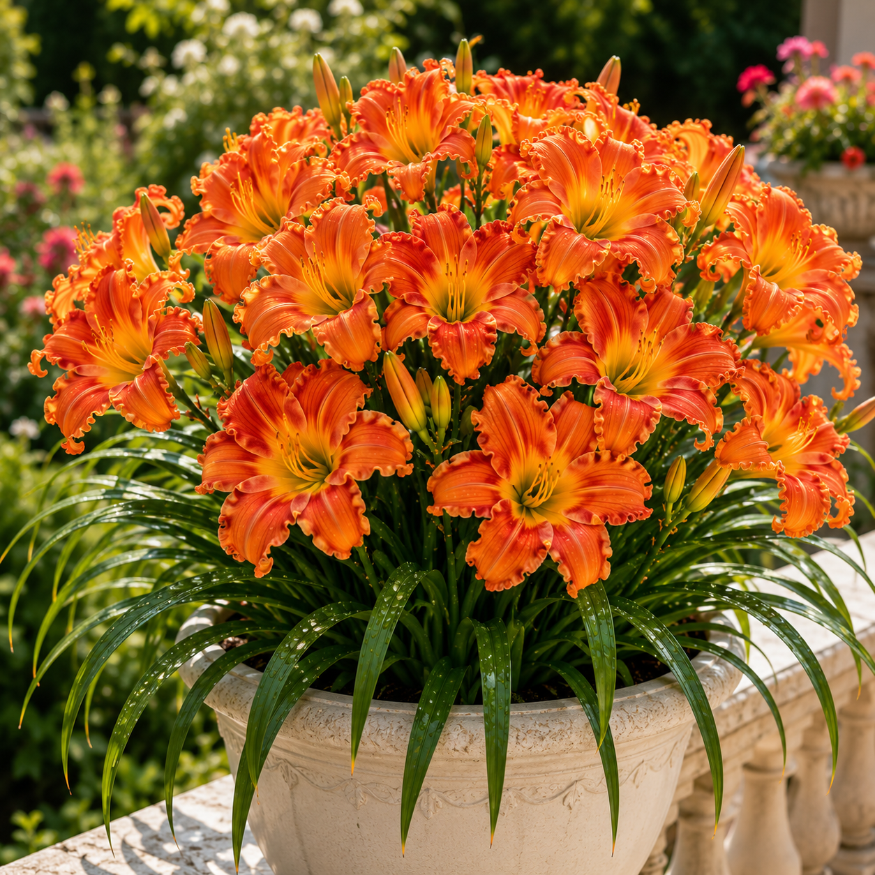 🌸 Giant Bloom Daylily Bulbs – Massive Colorful Flowers & Easy-Care Perennial