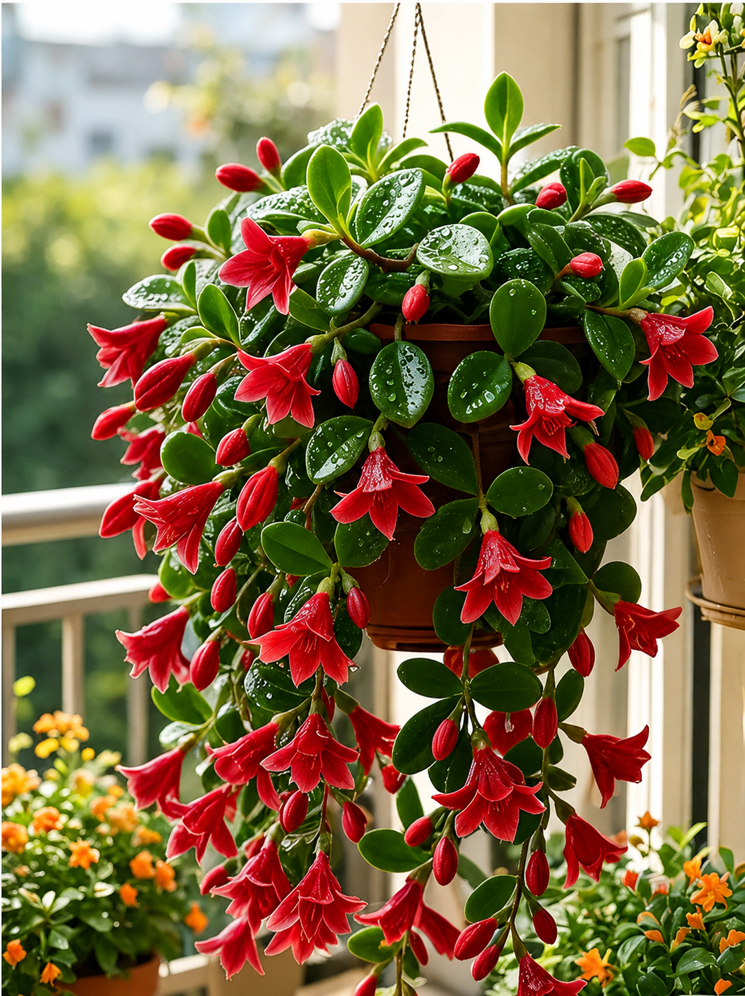 🌿 Goldfish Plant – A Living Waterfall of Golden Blooms & Evergreen Beauty 🐠✨