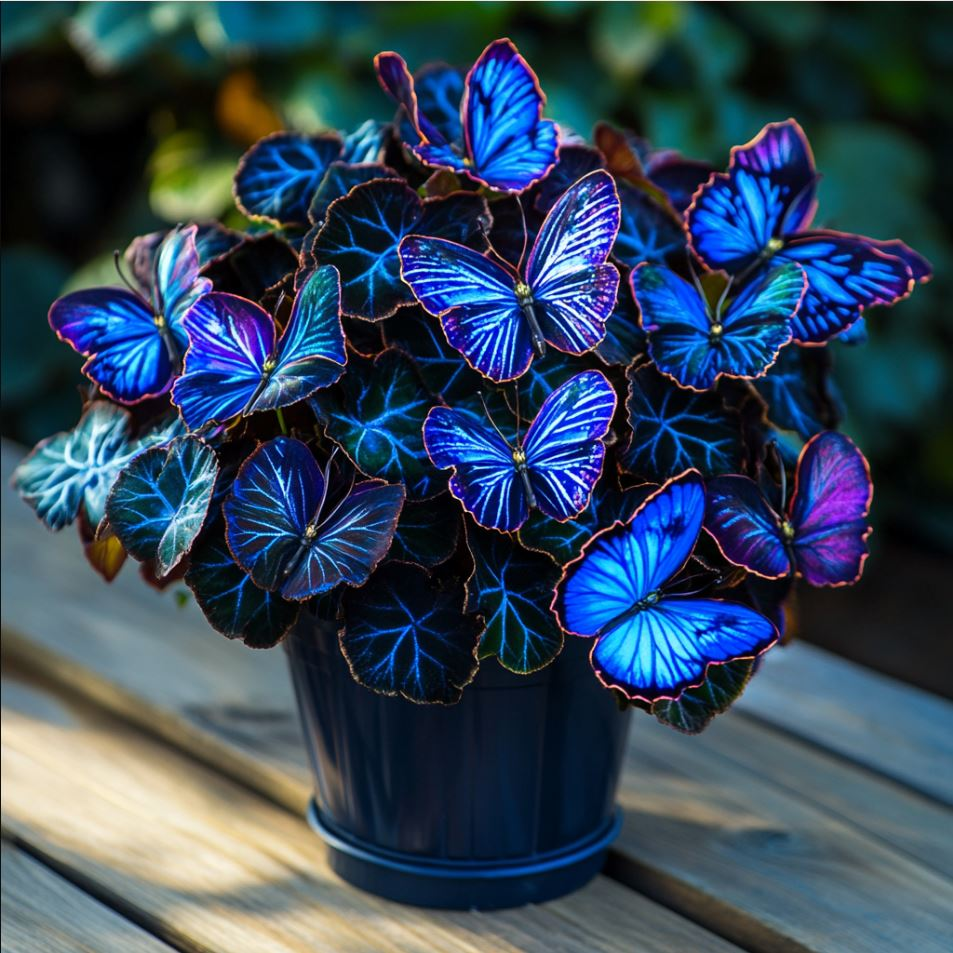 Butterfly Begonia Seed Series 🦋🌺 Bonsai Hanging Basket Garden