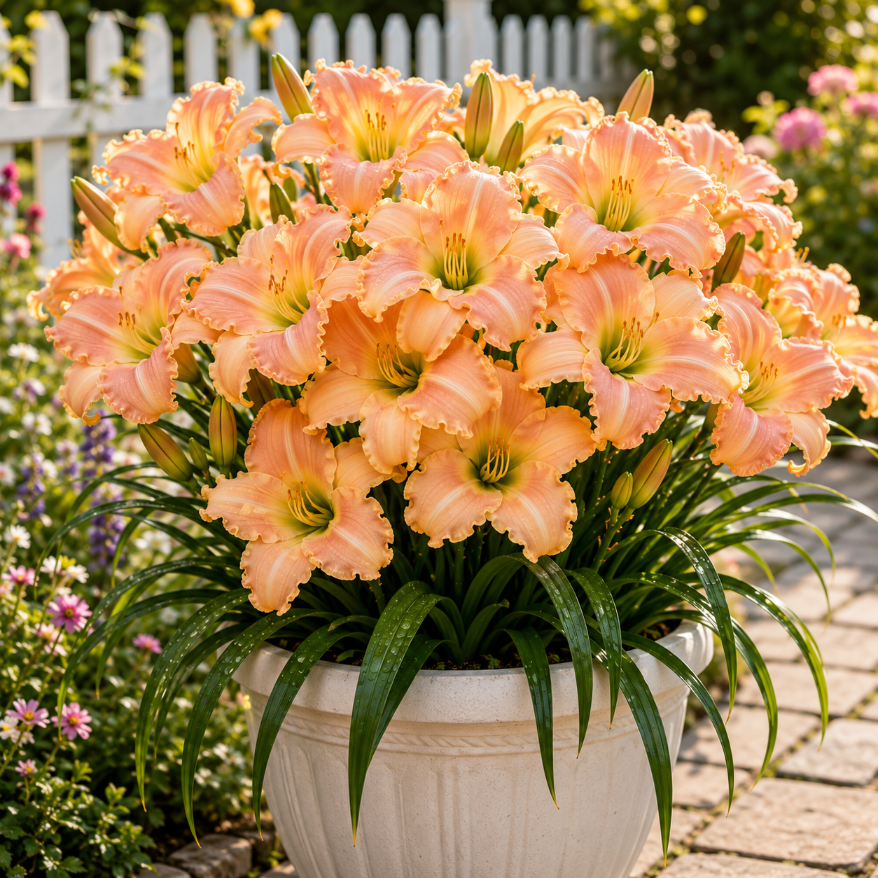 🌸 Giant Bloom Daylily Bulbs – Massive Colorful Flowers & Easy-Care Perennial