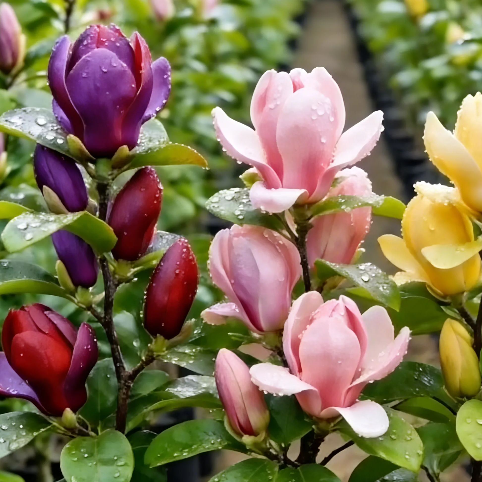 Magnolia liliiflora (Purple Orchids) Bulbs