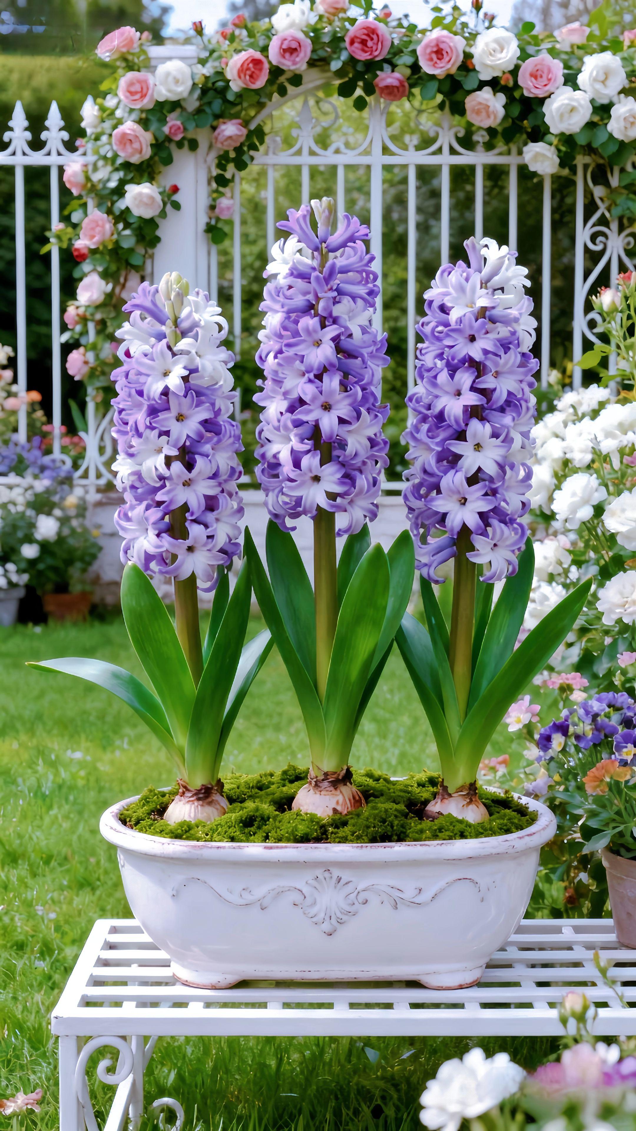 💐 Fragrant Hyacinth Bulbs – Stunning Spring Color for Pots & Gardens