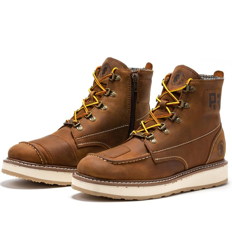 Botas de trabajo antideslizantes para hombre Construcción Goodyear Welt Cuero engrasado Caña de acero Versátiles Duraderas Cómodas Transpirables Agarre para todo tipo de clima Calzado resistente a riesgos eléctricos Cuello azul