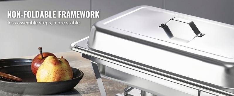 Kerilyn 4 Packs 9QT Chafing Dishes for Buffet Set, Rectangular Stainless Steel Food Warmer Sets with Lids, Food Pans, Water Pan and Fuel Holders for Restaurant Catering Parties Weddings Serving Food Warmer & Chafers Servers Sets Kerilyn 4 Packs 9QT Chafing Dishes for Buffet Set, Rectangular Stainless Steel Food Warmer Sets with Lids, Food Pans, Water Pan and Fuel Holders for Restaurant Catering Parties Weddings Serving Food Warmer & Chafers Servers Sets