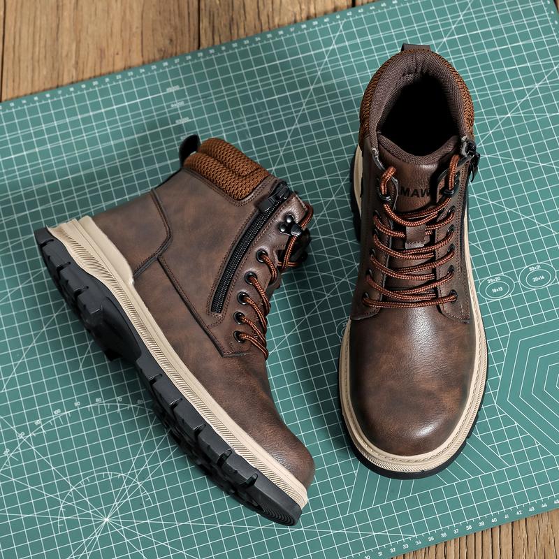 Safety Shoes Men Work Sneakers Indestructible Shoes Puncture-Proof Protective Shoes Work Boots High Top Waterproof boots Construction Work Shoes Anti-slip wear resistant Construction Work & Daily Wear