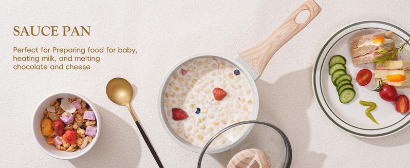 SODAY Pots and Pans Set Non Stick, 12Pcs Kitchen Cookware Sets Non-toxic Healthy Nonstick Kitchen Cooking Set with Frying Pans, Saucepans,Glass lid,Kitchenware,stock up on specials,New Year Sale Aluminium Durable Bakelite Handle SODAY Pots and Pans Set Non Stick, 12Pcs Kitchen Cookware Sets Non-toxic Healthy Nonstick Kitchen Cooking Set with Frying Pans, Saucepans,Glass lid,Kitchenware,stock up on specials,New Year Sale Aluminium Durable Bakelite Handle