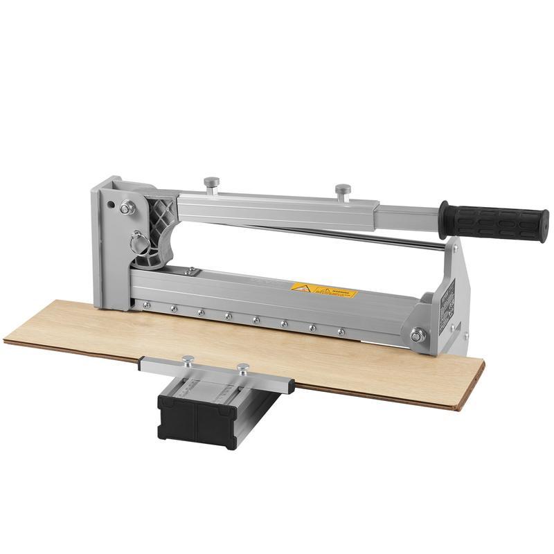 Cortadora de pisos de 13 pulgadas, corta tablones de vinilo, laminados, madera de ingeniería, revestimientos, profundidad de corte de 0,47 pulgadas, corte fácil y sin esfuerzo, cortadora de tablones de vinilo para LVP, WPC, SPC, LVT, VCT, PVC y más.