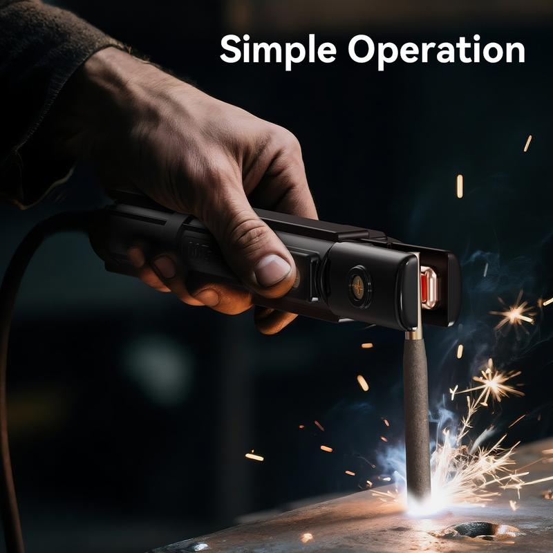 MMA-315 110V Mini Welder Portable Stick Welder with Hot Start Arc Force Anti-Stick IGBT Inverter Supports E6013/E6011/E7018 Rods Ideal for Home Use & DIY Gift