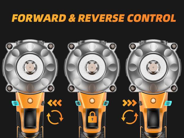 TaskStar 1200N.m Cordless Impact Wrench, 1/2 inch 886ft-lbs High Torque Impact Gun with 2x 4.0Ah Battery, Fast Charger & 5 Sockets Package Box Extension Bar Driver Bit Power Tools Ratchet Wrench