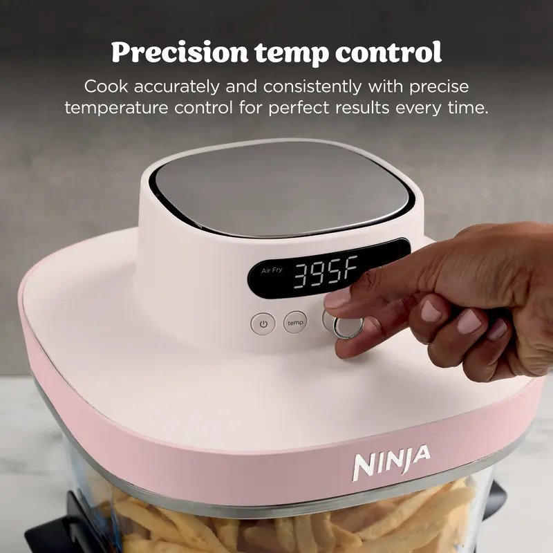 Freidora de aire de encimera con recipiente de vidrio Ninja Crispi Pro 6 en 1 - AS101