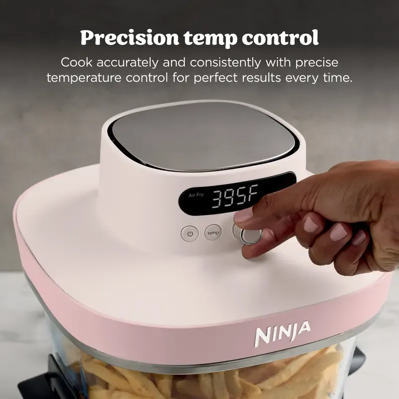 Freidora de aire de encimera con recipiente de vidrio Ninja Crispi Pro 6 en 1 - AS101