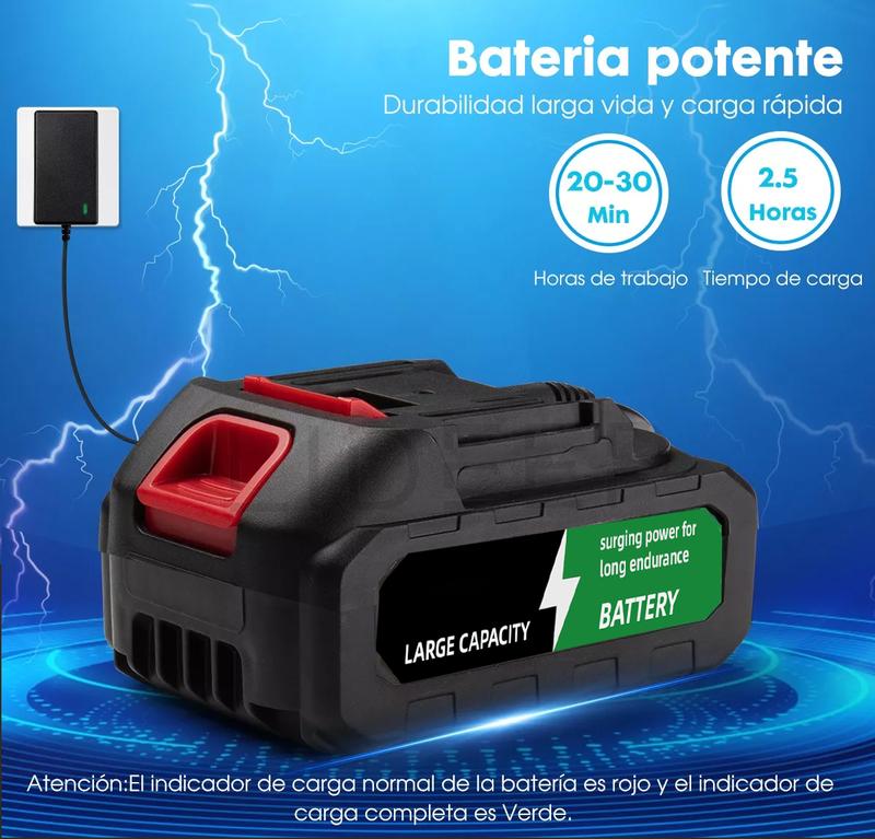 Hidrolavadora eléctrica portátil y inalámbrica negro de 550W con 680psi de presión máximaPistola Para Hidrolavadora Electrica Portatil Inalambrica Incluye 1 Baterías, Manguera De 5m