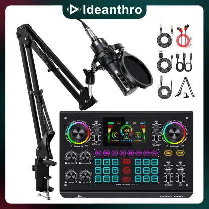 La tarjeta de sonido C200 PRO-P15 cuenta con un chip DSP de doble núcleo, admite micrófonos duales y auriculares duales, tiene tono ajustable y múltiples configuraciones de cambiador de voz, y es compatible con la mayoría de las plataformas de transmisión