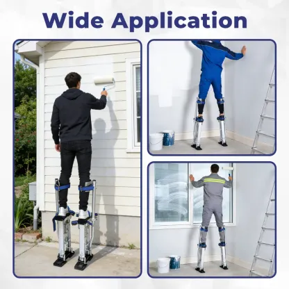 Zancos para paneles de yeso de 15 a 48 pulgadas de findmall, zancos de aluminio ajustables para pintar o limpiar.