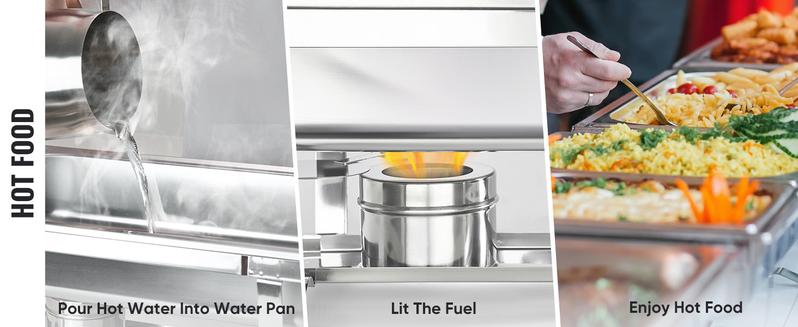 Kerilyn 4 Packs 9QT Chafing Dishes for Buffet Set, Rectangular Stainless Steel Food Warmer Sets with Lids, Food Pans, Water Pan and Fuel Holders for Restaurant Catering Parties Weddings Serving Food Warmer & Chafers Servers Sets Kerilyn 4 Packs 9QT Chafing Dishes for Buffet Set, Rectangular Stainless Steel Food Warmer Sets with Lids, Food Pans, Water Pan and Fuel Holders for Restaurant Catering Parties Weddings Serving Food Warmer & Chafers Servers Sets