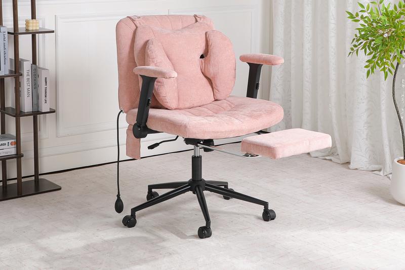 【Miroza】Criss-cross Chair with Manually Inflatable Cushion and Flippable armrest, Modern Accent Casual Living room Chair, Adjustable Seat Height, Lumbar Support and Armrests, Suitable for Living Rooms, Bedrooms and Offices 【Miroza】Criss-cross Chair with Manually Inflatable Cushion and Flippable armrest, Modern Accent Casual Living room Chair, Adjustable Seat Height, Lumbar Support and Armrests, Suitable for Living Rooms, Bedrooms and Offices