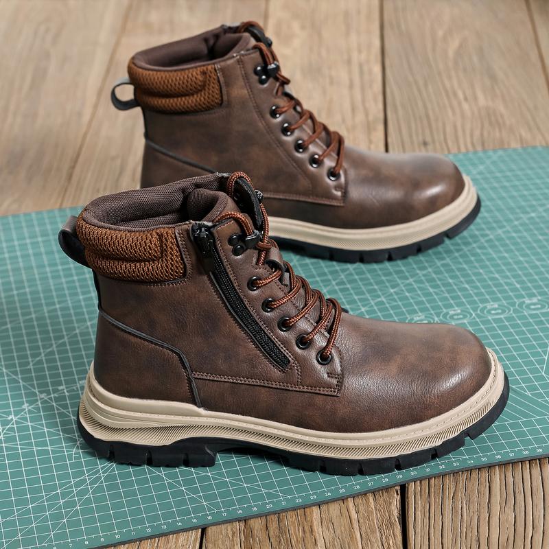 Safety Shoes Men Work Sneakers Indestructible Shoes Puncture-Proof Protective Shoes Work Boots High Top Waterproof boots Construction Work Shoes Anti-slip wear resistant Construction Work & Daily Wear
