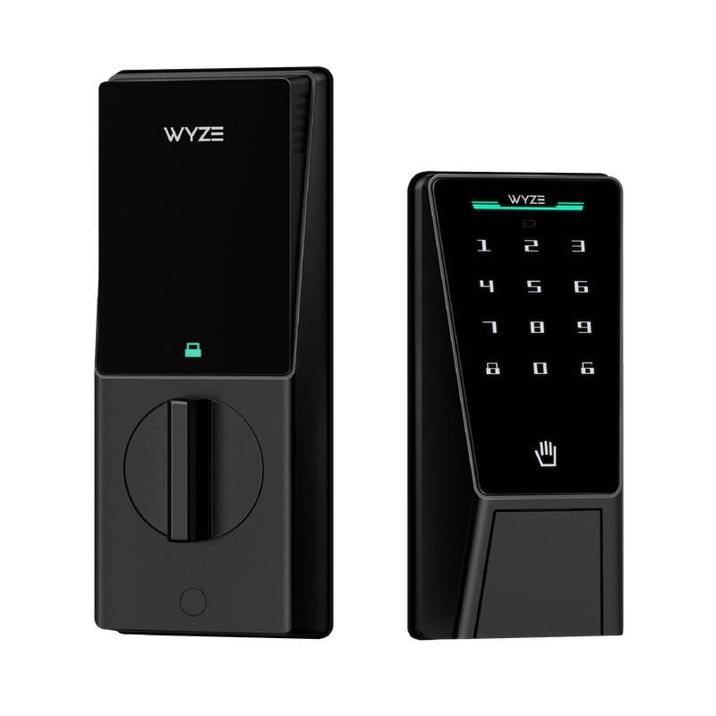 Bloqueo de palma: Cerradura inteligente con reconocimiento de palma de la mano y Wi-Fi para puerta de entrada, entrada sin llave ni contacto, diseño moderno, cierre automático, fácil instalación, reemplazo de cerrojo, resistente a la intemperie IP53.