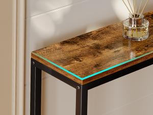SUPERJARE 78.7 Inch Console Table with Outlet, Sofa Table with Charging Station, Narrow Hallway Entryway Table, Behind Couch Table, for Living Room SUPERJARE 78.7 Inch Console Table with Outlet, Sofa Table with Charging Station, Narrow Hallway Entryway Table, Behind Couch Table, for Living Room