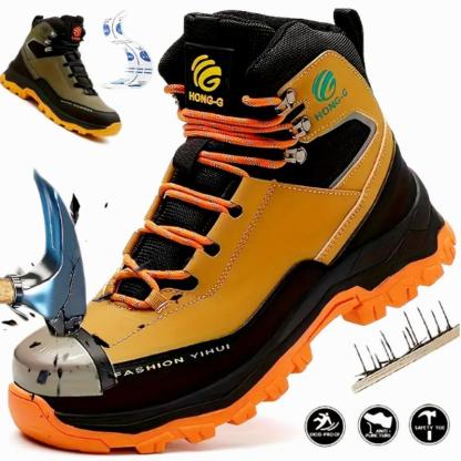 NIEION Botas de Seguridad para Hombre y Mujer – Industriales, Antigolpes, Antipunción, Zapatillas de Trabajo para Industria