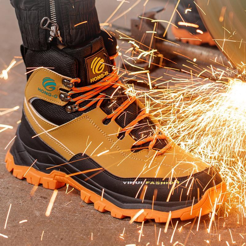 NIEION Botas de Seguridad para Hombre y Mujer – Industriales, Antigolpes, Antipunción, Zapatillas de Trabajo para Industria