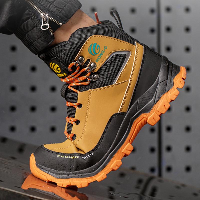 NIEION Botas de Seguridad para Hombre y Mujer – Industriales, Antigolpes, Antipunción, Zapatillas de Trabajo para Industria