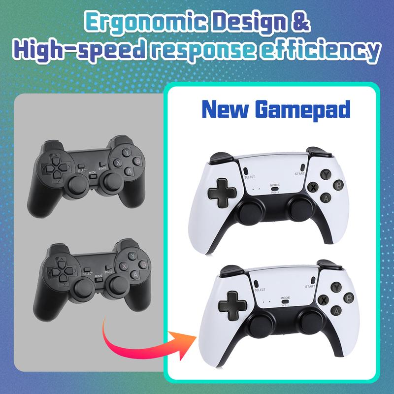 Consola Retro de Juegos – Más de 20,000 Juegos Integrados, 26 Emuladores, HDMI 4K y Controladores Duales Premium para Experiencia de Juego Inmersiva