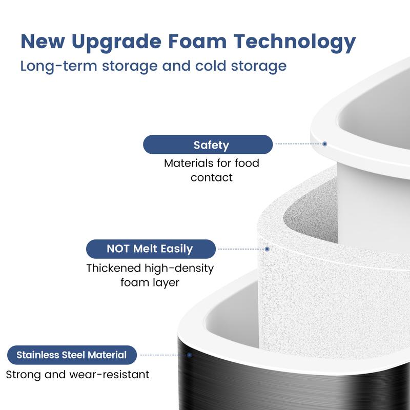 Máquina de Hielo COWSAR de Encimera – 12 kg en 24h, 9 Cubos en 6 Minutos, Función de Autolimpieza, Acero Inoxidable o ABS, Portátil para Cocina, Hogar, Oficina, Fiesta y RV