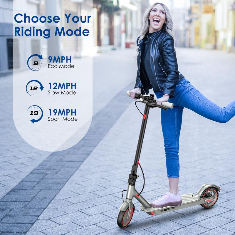 Scooter Eléctrico Plegable 350W – Velocidad Máx. 30 km/h, Autonomía hasta 19 km, Ruedas de 8.5", con App, Ideal para Adultos y Uso Urbano