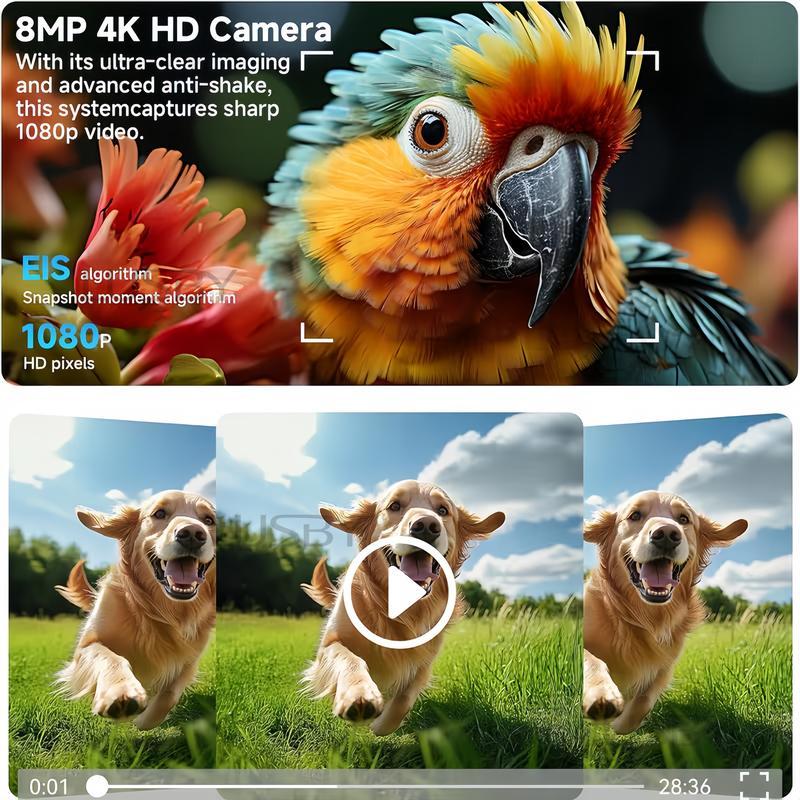 Gafas Inteligentes con Cámara AI – Lentes Fotocromáticos 8MP, Grabación de Video, Traducción en Tiempo Real en 160+ Idiomas, Bluetooth, Control Táctil, Protección UV, Ideales para Viajes y Uso al Aire Libre